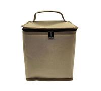 CQEAZ Campeggio Serbatoi Storage Bag Carburanti Serbatoi Protezioni Sacchetto Cilindro Custodia Protettiva Portatile Campeggio Luce Borsa di Trasporto Sacchetto, cachi, L, Cachi L