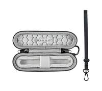 CQEAZ Custodia singola per penna stilografica, borsa con moschettone e tracolla portatile, facile da trasportare per viaggi e ufficio