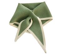 CQEAZ per Sciarpe Triangolari per Donne Sciarpa per il Collo per Donne per Sciarpa per Donne Versione Coreana Collo in Lana Intrecciata per Cros, Verde avocado., Approx.Total Length 90cm/35.43in
