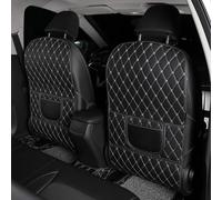 CQFCY 2 Pezzi Auto Cuscinetti Anti-Calcio Schienale Protezione Sedile per Jeep Renegade 2016-2021, Impermeabile Auto Organizer Sedile Posteriore