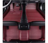 CQFCY Abitacolo Tappetini per Auto in Pelle su Misura per Element 2003-2011, Impermeabile Tappetino Set Copertura Completa Moquette Antiscivolo,Wine Red