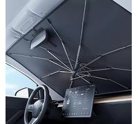 CQFCY Parasole Auto Parabrezza per Maserati Grecale 2022 2023 2024 2025, Pieghevole Parasole Auto Ombrello, Parasole Parabrezza Interno Accessorio,A
