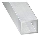 CQFD Tubo quadrato in alluminio, 16 x 16 x 1,5 mm, 1 m