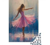 CQHJAIFDG Puzzle Classico da 1000 Pezzi, Danza, Cartone, 1000pcs (75x50cm), 1 grammo, 1 set, 1 pezzo, 1000 pezzi, 1 confezione, Adulti