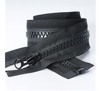 Cqinju-Chiusure Lampo 8# 60-300 cm Lunghi Cerniere in Resina per Tende da Cucire Giacca Cappotto Sacchi a Pelo per Borse per Barca Copertura in Tela Zippers in plastica Bulk, Robusto e Durevole