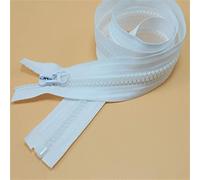 Cqinju-Chiusure Lampo 8# 60-300 cm Lunghi Cerniere in Resina per Tende da Cucire Giacca Cappotto Sacchi a Pelo per Borse per Barca Copertura in Tela Zippers in plastica Bulk, Robusto e Durevole