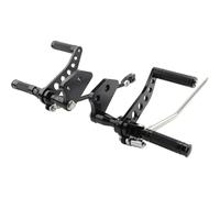 CQJJXKYC Pedana di comando avanzata, leva del cambio, leva del cambio con puntale, adatta per Harley Dyna Street Bob Low Rider Super Glide Leva Cambio Piastra del Gradino Pedale del cambio(A Black)