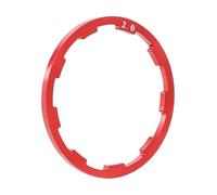 CQJJXKYC pignone per Bicicletta Cassette pignoni e Ruote li Rondella distanziale per mozzo volano Bicicletta, Guarnizione Cassetta, rondella per mozzo Bicicletta in Lega di Alluminio(Red 2mm)