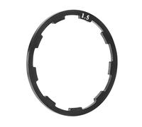 CQJJXKYC pignone per Bicicletta Cassette pignoni e Ruote li Rondella distanziale per mozzo volano Bicicletta, Guarnizione Cassetta, rondella per mozzo Bicicletta in Lega di Alluminio(Black 1.5mm)