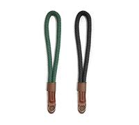 CQQNIU 2 Cinghie per Mano Ausiliari per Fotocamera, Cinghia per Fotocamera Regolabile con Cordino in Nylon Portatile per Canon Nikon Sony Fujifilm Olympus Leica ecc (Nero Verde)
