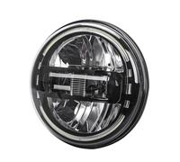 Faro Fari Anteriori Per Jeep Per Wrangler JK Per Fari Illimitati Led 12V 24V DRL Luce Di Marcia 7 Pollici LED Gruppo Ottico ProiettoreFaro(Nero)