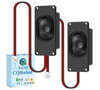 CQRobot Miniature Loudspeaker 3 Watt 8 Ohm Passive Enclosed Audio/Woofer Speaker Compatible with Arduino Board. JST-PH 2.0 mm 2-Pin Interface, for a Variety of Small DIY Electronic Projects.