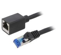 CQX033S Prolunga Ethernet RJ45 Femmina, Connettore RJ45 S/FTP 6a Cu LOGILINK