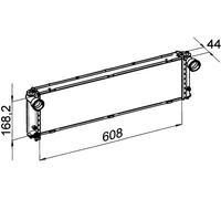 CR 1394 000P MAHLE Radiatore, Raffreddamento motore per PORSCHE