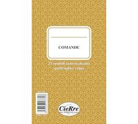 CR 780 - BLOCCO COMANDE - 25 fogli autoricalcanti in 4 copie - Formato cm 10x17 - Conf. da 10 Blocchi
