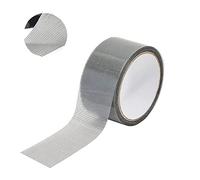 Kit Riparazione Zanzariere Insetto Nastro Adesivo in Fibra Di Vetro Per Tenda Finestra 5cm x 200cm (Grigio)