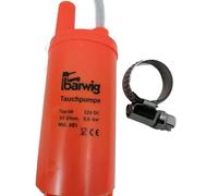 CR-MOESANCO Barwig Pompa Acqua Impermeabile 12V Morsetto Acciaio Inossidabile Alto Flusso per Camper Stagno Acquario Fontana Giardini Acquari Stagno Acqua Sistemi Idroponici