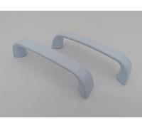 CR-MOESANCO® Set di 2 Maniglie di Manovra per Roulotte o Rimorchio Barca con Avvitamento Interno e Termoplastico ad Alte Prestazioni (Bianco)