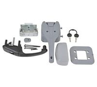 CR-MOESANCO Zadi Basic - Serratura per Porta Caravan e Camper, Compatibile con Porte da 28 a 34 mm di Spessore, Include Cilindro e Chiavi