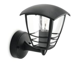 CR pplique per esterno a parete H20cm Nero Philips