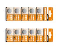 CR1632 - Batterie a bottone al litio, 3 V, confezione da 10 pezzi, per dispositivi digitali e strumenti