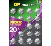 CR2032 - Set Da 20 | Extra | Batterie Al Litio a Bottone CR 2032 Da 3V - Lunga