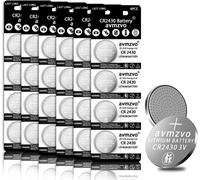 CR2430 - Pila a Bottone Al Litio Da 3 V, 2430, Batterie Da 24 Pezzi, (F-CR2430-6