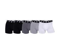 CR7 CR7 Cotton Trunks Five Pack, Bermuda Uomo, Black/Grey/White, XL