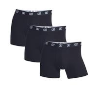 CR7 CRISTIANO RONALDO 8100-49-900 Cristiano Ronaldo Underwear, confezione da 3 boxer « Basic » per uomo, morbidi e confortevoli, 95% cotone 5% elastan, nero, taglia M