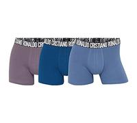 CR7 Cristiano Ronaldo CR7 3-Pack Men's Cotton Trunk Bermuda, Multicolore, S Uomo