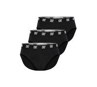 CR7 Cristiano Ronaldo 8100-6610-900 Slip Intimo Uomo Tripack 3 Pezzi Nero