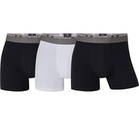 CR7 Underwear Pack 3 Boxer Uomo - Cotone biologico traspirante con vita morbida - Multicolore