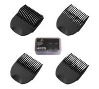 CR8GR8 4 protezioni professionali per tagliacapelli Manscaper 3.0 con organizer, adatte per tosaerba 3.0 pettini di ricambio - da 1/8" a 1/2" pollici