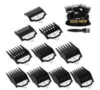 CR8GR8 Set di protezioni per tagliacapelli, 10 guide di taglio professionali (da 1/16" a 1") compatibili con la maggior parte dei tagliacapelli Wahl, protezioni di ricambio per tagliacapelli Wahl