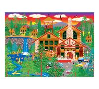CRA-Z-ART Dozing Bear Lodge 1000 Piece Jigsaw Puzzle