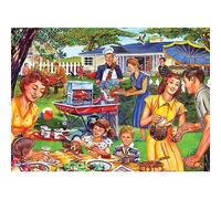 Cra-Z-Art - RoseArt - Ritorno al passato - Barbecue in cortile - Puzzle da 750 pezzi