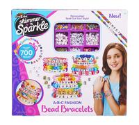 CRA-Z-ART Shimmer N Sparkle ABC - Braccialetti dell'amicizia e perline personali
