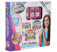 CRA-Z-ART Shimmer N Sparkle ABC - Braccialetti dell'amicizia e perline personali