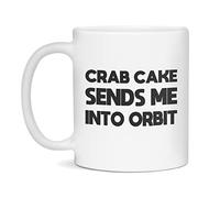 Crab Cake Sends Me Into Orbit Tazzine Da Caffè Ceramica Tazza Colazione Eleganti Tazza Per Cappuccino Ufficio Latte Casa 330Ml