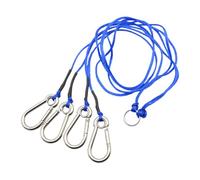 Crab Trap Rope - Premium Cabla Cablatura A 4 Bracci Con Ganci Di Metallo Pesante | Utilizzare Per Trappole Di Granchio, Gabbie Di Gamberetti E Da All'anguilla | Solvuzione Durevole In Acqua