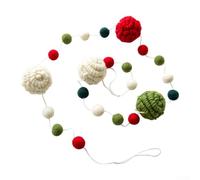 Crabop 160 cm per la decorazione leggera di vacanza delle ghirlande rosse | Design moderno e minimalista, linee pulite, si abbina a vari temi, leggero da appendere, look festivo