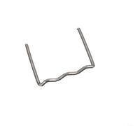 Crabop 500 perni piatti in plastica da 0,6 mm per riparazione paraurti auto, kit di graffette a caldo in acciaio inox