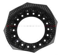 Crabop Base per stivaletto per immersioni subacquee, supporto antiurto in gomma e lega di alluminio con drenaggio per cilindri da 4-12 litri, protezione stabile per sport subacquei (per 4-6 litri)