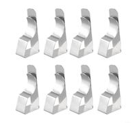 Crabop Clip da tavolo per esterni, 8 pezzi, in acciaio inox, resistenti e antivento, design per giardini e terrazze, max 3 cm