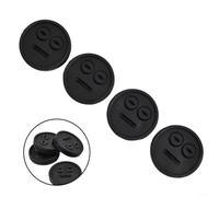 Crabop Confezione da 4 occhielli per sonda termometrica per barbecue e barbecue, guarnizione in silicone ad alta temperatura per fornelli Weber Smokey Mountain da 14/18/22 pollici, facile da
