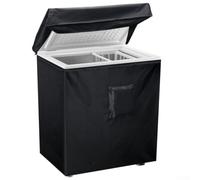 Crabop Copertura per congelatore 420D, impermeabile, protezione esterna (71 | tessuto impermeabile, resistente ai graffi per superficie, design lavabile, colore nero, pronto per esterni