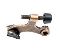 Crabop Fermaporta per cerniere, fermaporta per cerniera, protezione da parete regolabile in lega di zinco per cerniere standard 76,2-101,6 mm (bronzo)