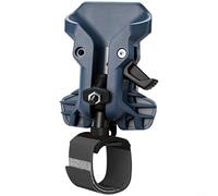 Crabop Fondina per attrezzi a sgancio rapido con clip trattata termicamente, supporto per trapano elettrico in ABS per appendere la vita sui siti di lavoro (blu-grigio)