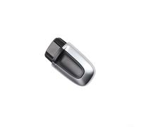 Crabop Interruttore di avviamento one-touch, per Porsche per CAYENNE per PANAMERA, per MACAN 911 718 Keyless Entry Button Cover Red Plastic Interior Upgrade(nero)
