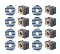 Crabop Kit di ricambio da 14 pezzi per Eufy X10 Pro per OMNI: 6 panni per mocio e 8 sacchetti per la polvere, filtri ad alta efficienza per una pulizia senza soluzione di continuità